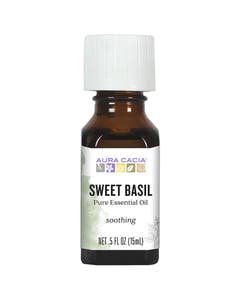 Aura Cacia Sweet Basil Essential Oil 0.5 fl. oz.