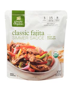 Classic Fajita Simmer Sauce Organic