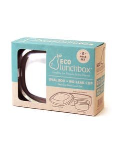 ECOlunchbox Oval & Snack Cup 2 piece