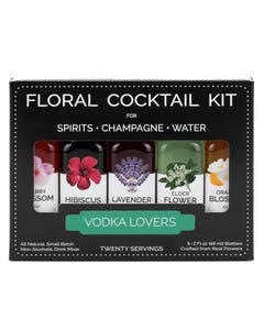 Floral Elixir Co. Vodka Lovers Cocktail Kit (5) 2 fl. oz. Bottles