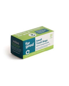 For Good Compostable 4 Gallon Trash Bags 25 count