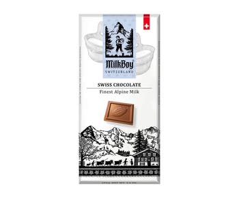 Milkboy Finest Swiss Alpine Milk Chocolate 3.5 oz. bar