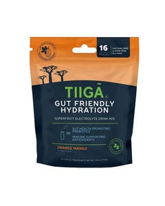 Tiiga Orange Mango Gut Friendly Hydration 16 (0.46 oz.) packs