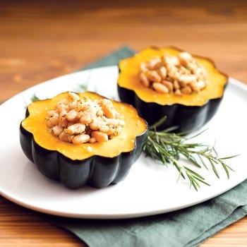 Parmesan Herb Stuffed Acorn Squash