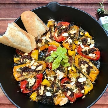 Piedmontese Peppers with Crispy Fried Capers