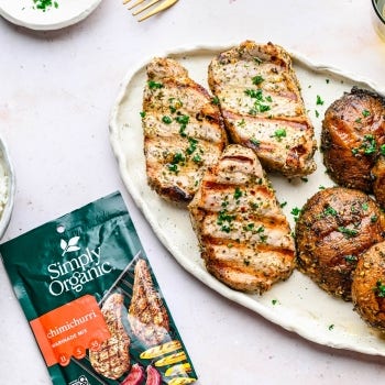 Chimichurri Grilled Pork Chops