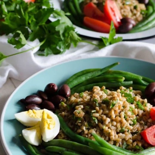 Farro Niçoise Salad Farro Niçoise Salad
