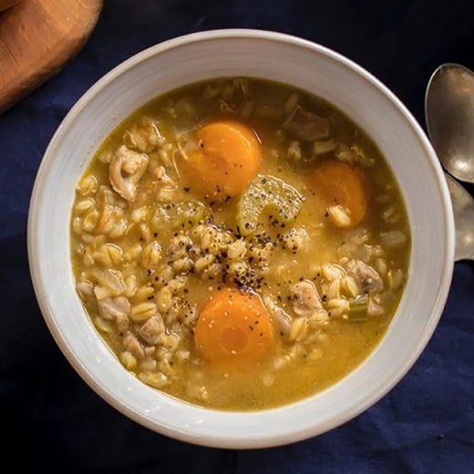 Lemony Chicken Barley Soup Lemony Chicken Barley Soup