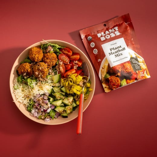 Crisp Chopped Salad With Meatballs Crisp Chopped Salad With Meatballs