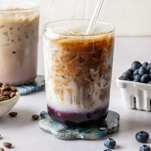 Blueberry Iced Latte Blueberry Iced Latte