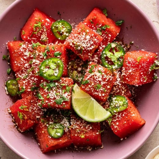 Chili Lime Watermelon Salad Chili Lime Watermelon Salad