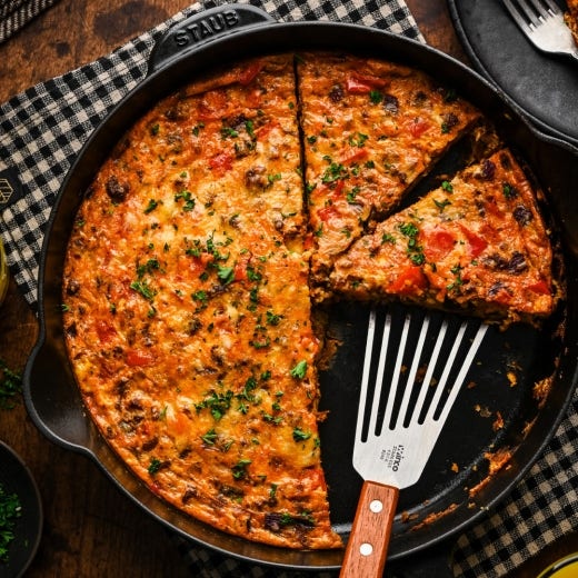 Chipotle Ranch Potato Frittata Chipotle Ranch Potato Frittata