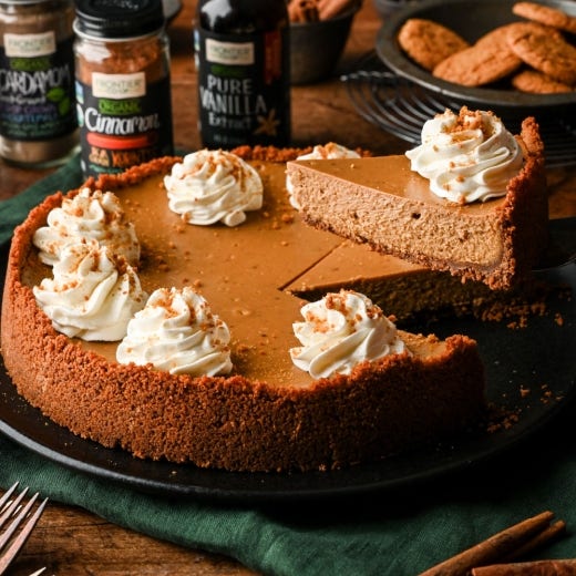 Gingerbread Cheesecake Gingerbread Cheesecake