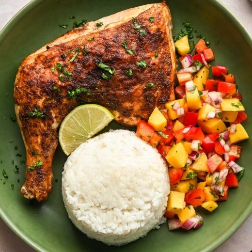 Easy Air Fryer Jerk Rotisserie Style Seasoning Chicken Leg Quarters Easy Air Fryer Jerk Rotisserie Style Seasoning Chicken Leg Quarters