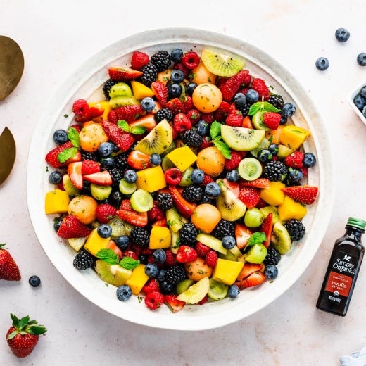 Vanilla Fruit Salad Vanilla Fruit Salad