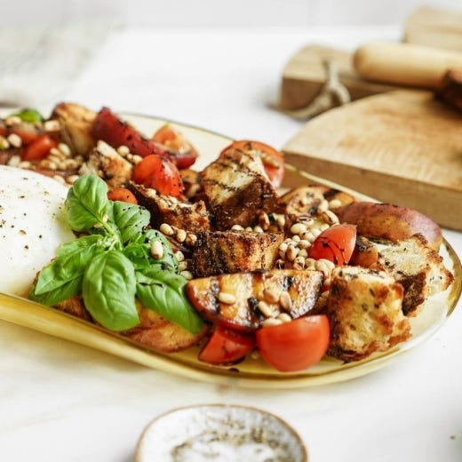 Grilled Peach Salad Grilled Peach Salad
