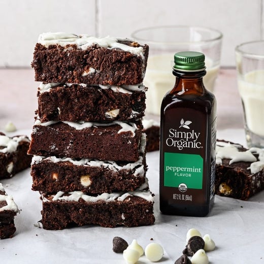 Vanilla Mint Brownie Vanilla Mint Brownie